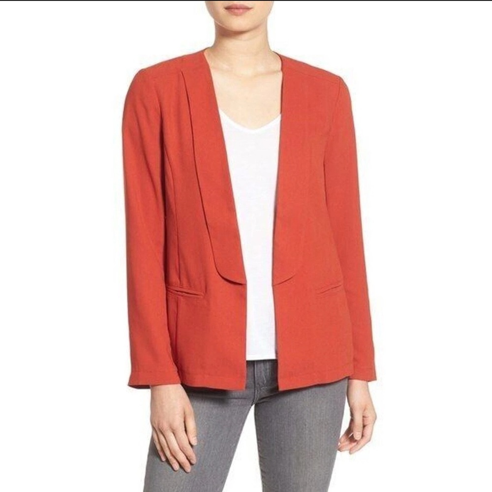 Cupcakes  & Cashmere  Orange /ochre Blazer size S